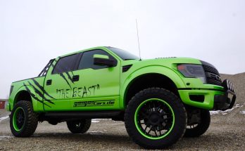 Giftgrüner Ford F-150 Raptor Super Crew Cab - The Beast