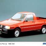 Fiat Fiorini Pickup von 1988 bis 1991 in rot