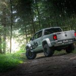 VW Amarok Tuning im Wald - Heckansicht