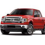 Ford F-150 XLT in rot