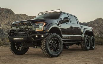 Hennessey VelociRaptor 6×6 in der Frontansicht