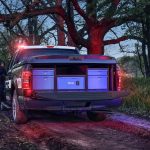 Ford F-150 Police Responder in der Heckansicht