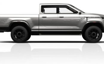 Atlis XT Elektro-Pickup Truck in der Seitenansicht