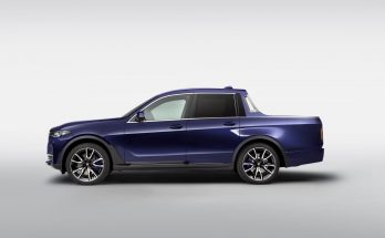 BMW X7 Pick-up in der Seitenansicht