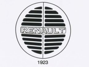 ovales Renault Markenlogo von 1923