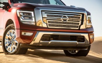 2020 Nissan Titan mit verändertem Front-End-Design