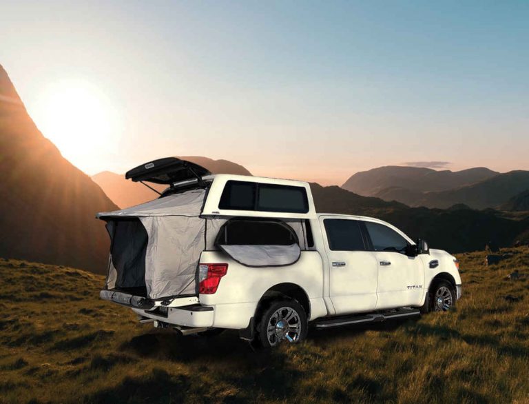Mit TopperEZLift zum Popup Camper Pickup Trucks