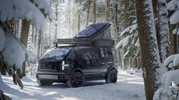Canoo Elektro-Pick-up - Camping