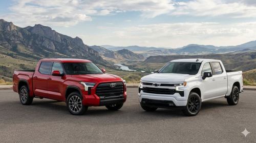 Toyota Tundra Limited vs Chevy Silverado 1500 RST 